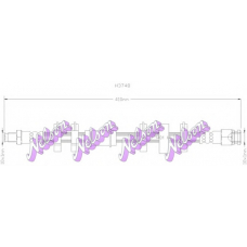 H3748 Brovex-Nelson Тормозной шланг