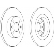DDF1502-1 FERODO Тормозной диск
