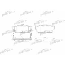 PBP1104 PATRON Комплект тормозных колодок, дисковый тормоз