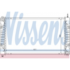 62634 NISSENS Радиатор, охлаждение двигателя