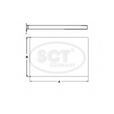 SA 1283 SCT Фильтр, воздух во внутренном пространстве