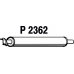 P2361 FENNO Средний глушитель выхлопных газов