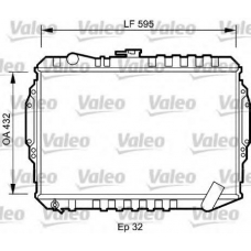 735060 VALEO Радиатор, охлаждение двигателя