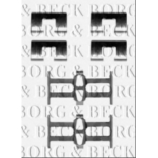 BBK1490 BORG & BECK Комплектующие, колодки дискового тормоза