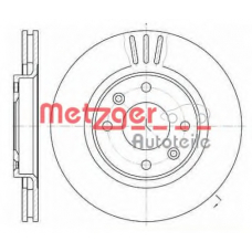 6603.10 METZGER Тормозной диск