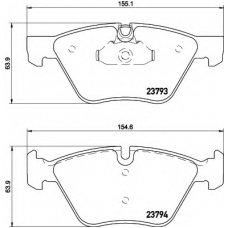 8DB 355 015-031 HELLA Комплект тормозных колодок, дисковый тормоз