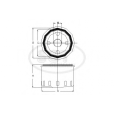 SM 5088 SCT Масляный фильтр