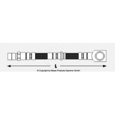 614 562 0006 MEYLE Тормозной шланг