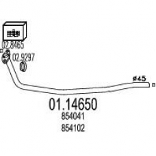 01.14650 MTS Труба выхлопного газа