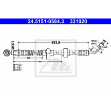 24.5151-0584.3 ATE Тормозной шланг