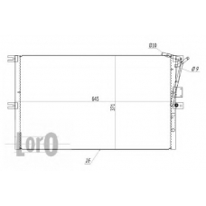 037-016-0041 LORO Конденсатор, кондиционер