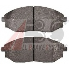 37699 ABS Комплект тормозных колодок, дисковый тормоз