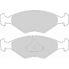 FD6821A NECTO Комплект тормозных колодок, дисковый тормоз