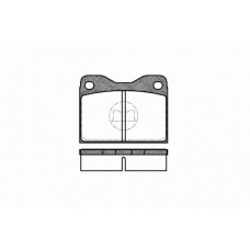 2008.30 ROADHOUSE Комплект тормозных колодок, дисковый тормоз