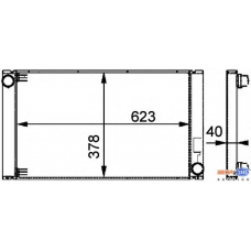 8MK 376 719-101 HELLA Радиатор, охлаждение двигателя