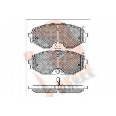 RB1569 R BRAKE Комплект тормозных колодок, дисковый тормоз