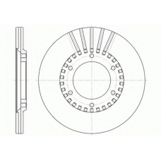 6337 10 KAWE Тормозной диск