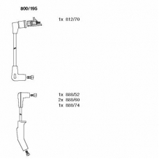 800/195 BREMI Комплект проводов зажигания