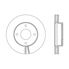 BDA2693.20 OPEN PARTS Тормозной диск