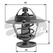 TH31682G1 GATES Термостат, охлаждающая жидкость