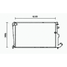 RM0658 EQUAL QUALITY Радиатор, охлаждение двигателя