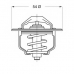 3103.79 WAHLER Термостат, охлаждающая жидкость