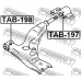 TAB-198 FEBEST Подвеска, рычаг независимой подвески колеса