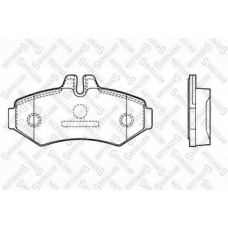 85-11406-SX STELLOX Комплект тормозных колодок, дисковый тормоз