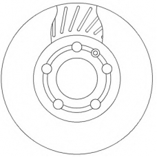 562307BC BENDIX Тормозной диск