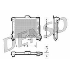 DRM25004 DENSO Радиатор, охлаждение двигателя