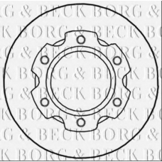 BBD5988S BORG & BECK Тормозной диск