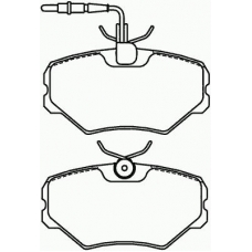 MDK0046 MINTEX Комплект тормозов, дисковый тормозной механизм