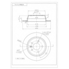 FBD216 FI.BA Тормозной диск
