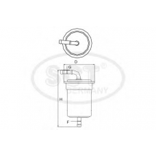 ST 328 SCT Топливный фильтр