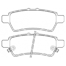 P 56 060 BREMBO Комплект тормозных колодок, дисковый тормоз