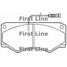 FBP1547 FIRST LINE Комплект тормозных колодок, дисковый тормоз