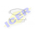 181255 ICER Комплект тормозных колодок, дисковый тормоз