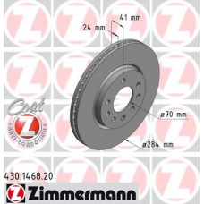 430.1468.20 ZIMMERMANN Тормозной диск