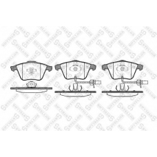 002 003-SX STELLOX Комплект тормозных колодок, дисковый тормоз