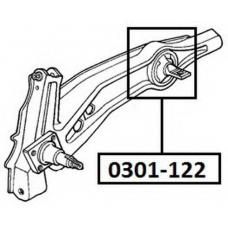 0301-122 ASVA Подвеска, рычаг независимой подвески колеса