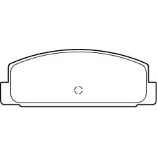 BP1375 QUINTON HAZELL Комплект тормозных колодок, дисковый тормоз