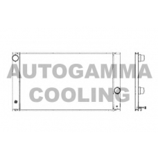 103388 AUTOGAMMA Радиатор, охлаждение двигателя