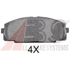 36702 OE ABS Комплект тормозных колодок, дисковый тормоз