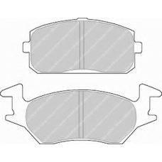 FDB849 FERODO Комплект тормозных колодок, дисковый тормоз