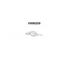 VW80259 VENEPORTE Средний глушитель выхлопных газов