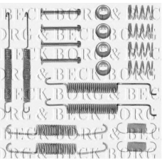 BBK6122 BORG & BECK Комплектующие, колодки дискового тормоза