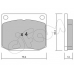 822-018-1 CIFAM Комплект тормозных колодок, дисковый тормоз
