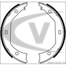 V20-0283 VEMO/VAICO Комплект тормозных колодок, стояночная тормозная с