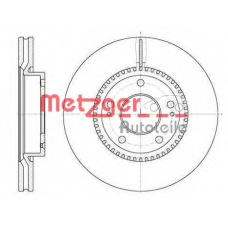 6663.10 METZGER Тормозной диск