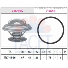 7.8789 FACET Термостат, охлаждающая жидкость